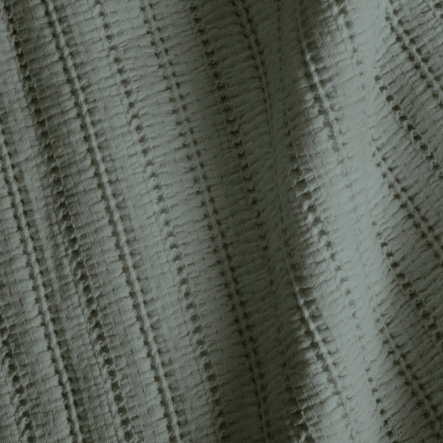 Close-up image of an Agave Ridgeback Coverlet