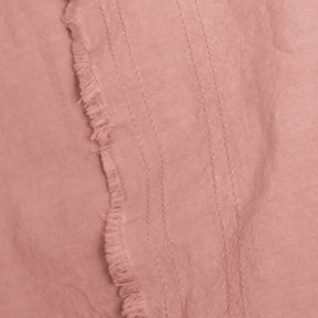 Close-up image of Pink Sandstone Garment Washed Percale