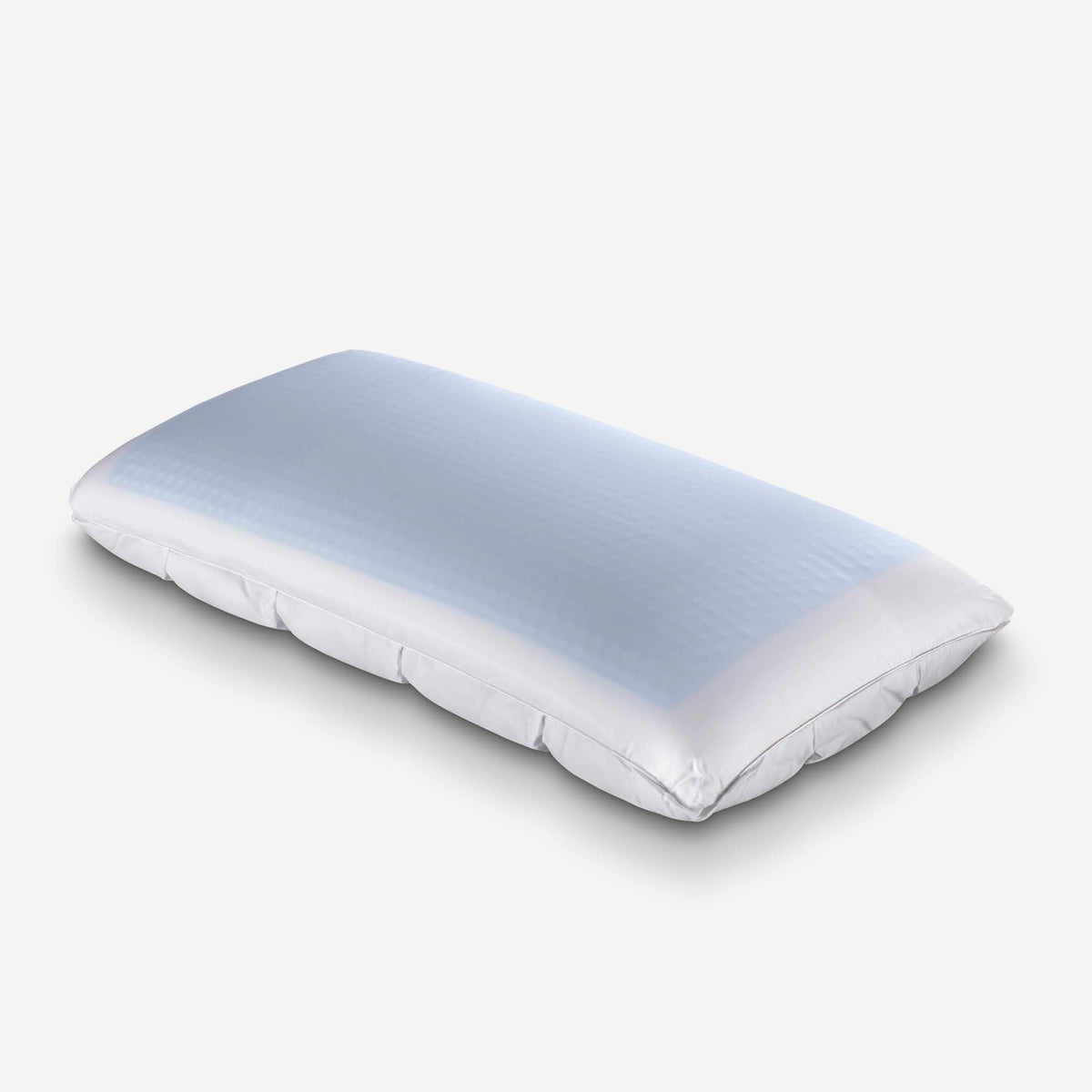Image of the Cooling SoftCell® Chill Pillow with the cool gel side facing up on a white background