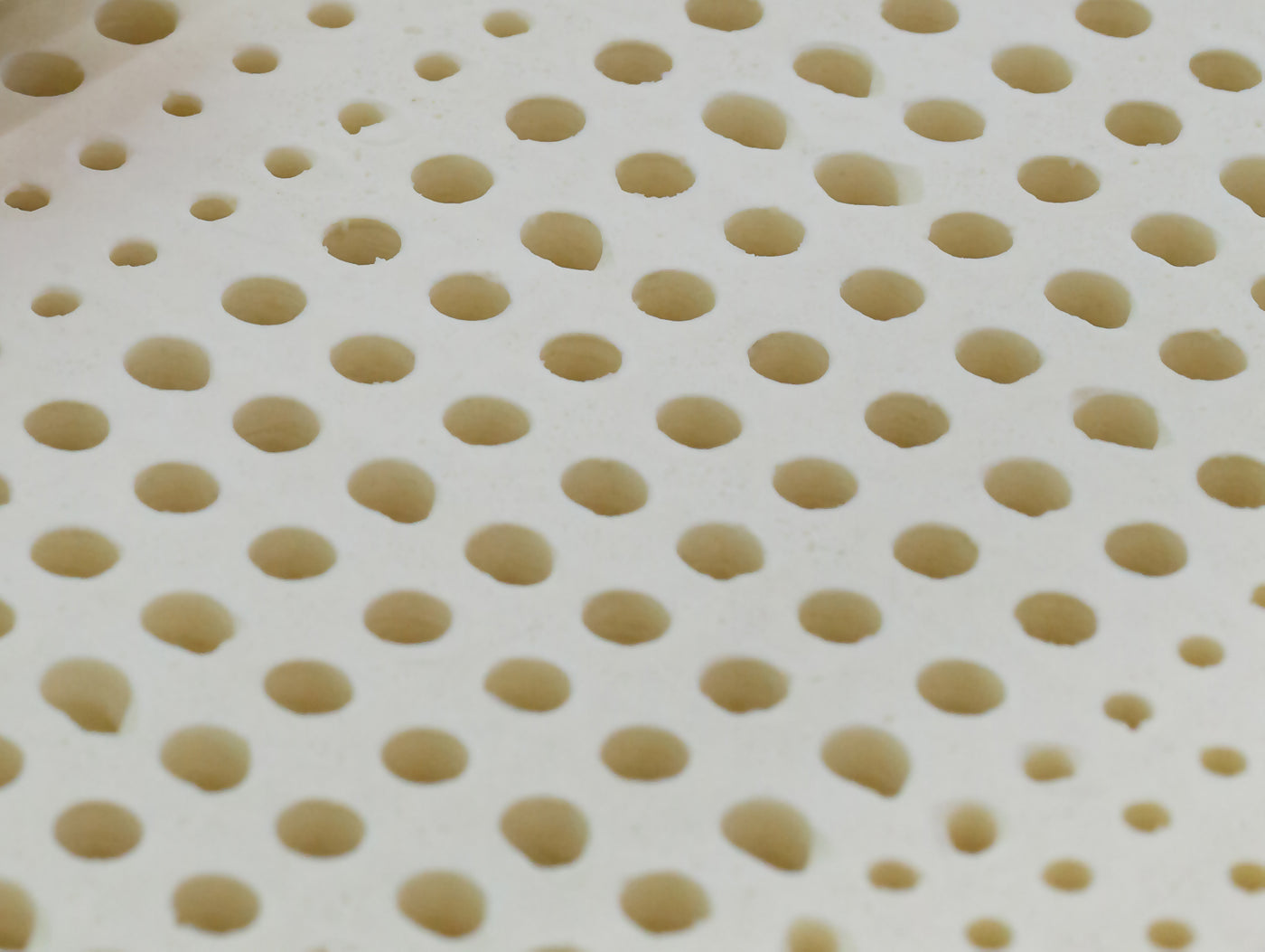 Close-up image of vented memory foam