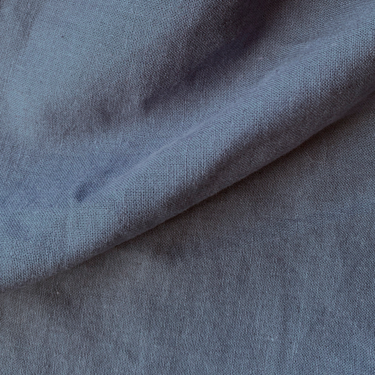 Close-up image of Catalina Blue Blended Linen