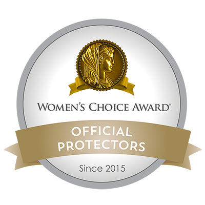 The official seal of the Women's Choice Award for Official Protectors since 2015