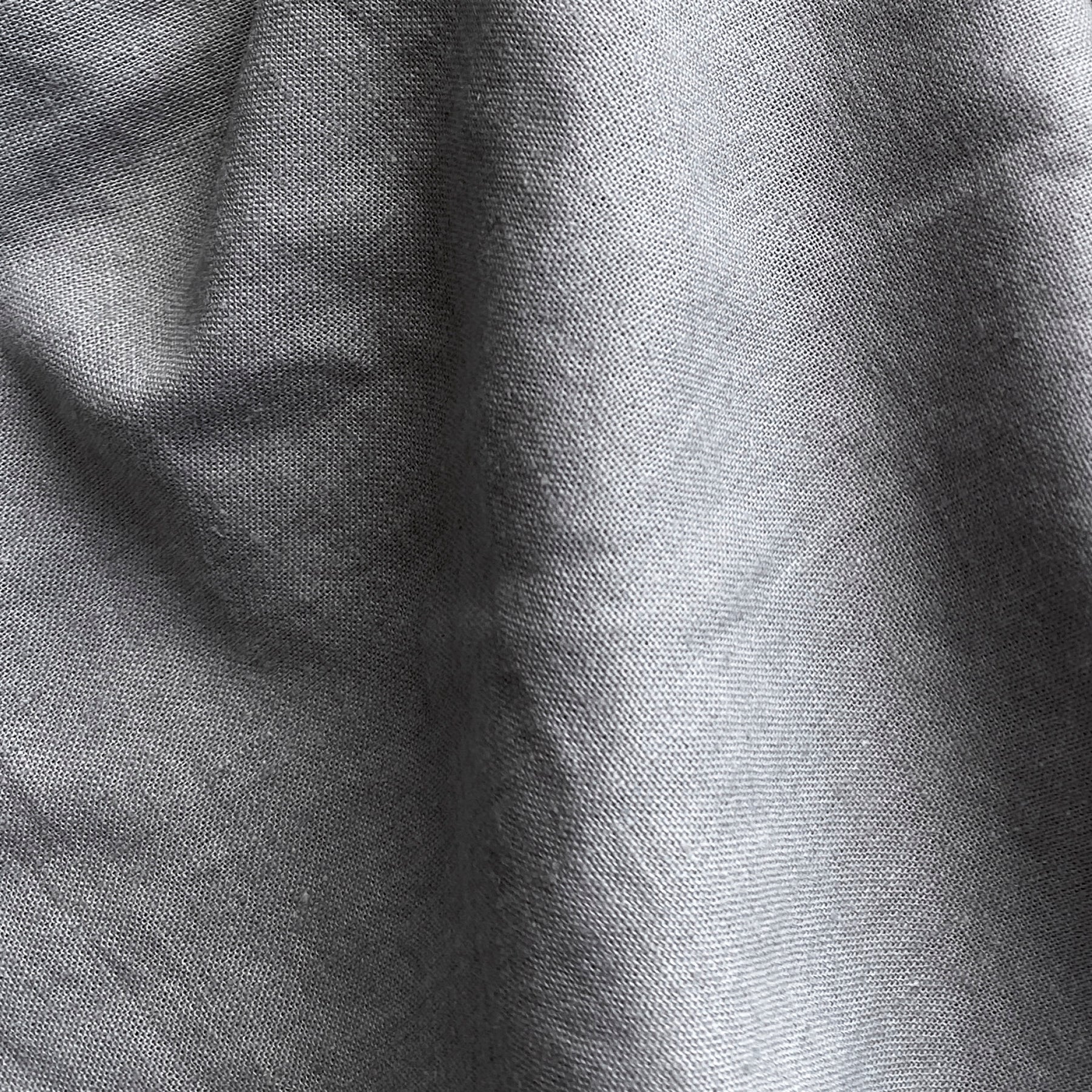 Close-up image of Stone Gray Blended Linen