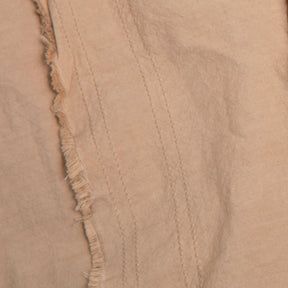 Close-up image of Ochre Garment Washed Percale