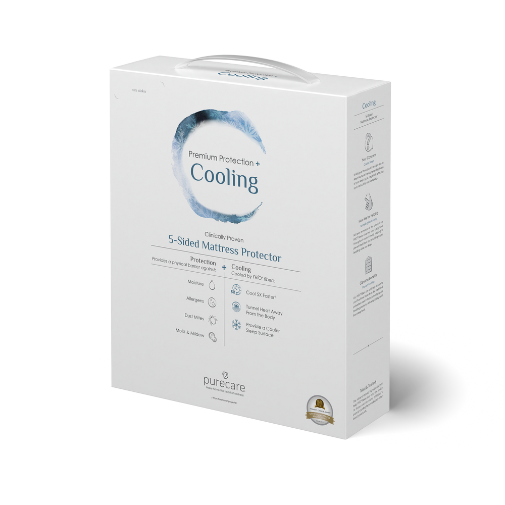 Image of the Cooling Mattress Protector packaging