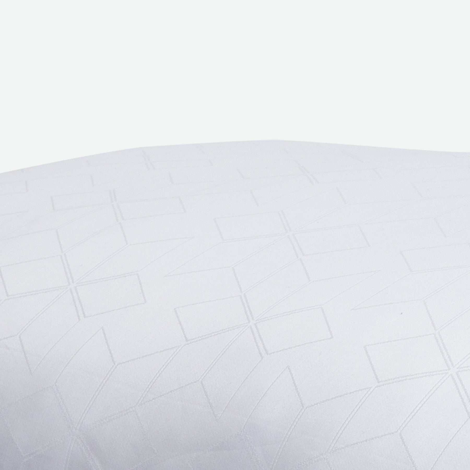 Close-up image of the Shattered Ice pattern on the pillow cover