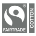 Gray icon with the Fairtrade® Cotton logo