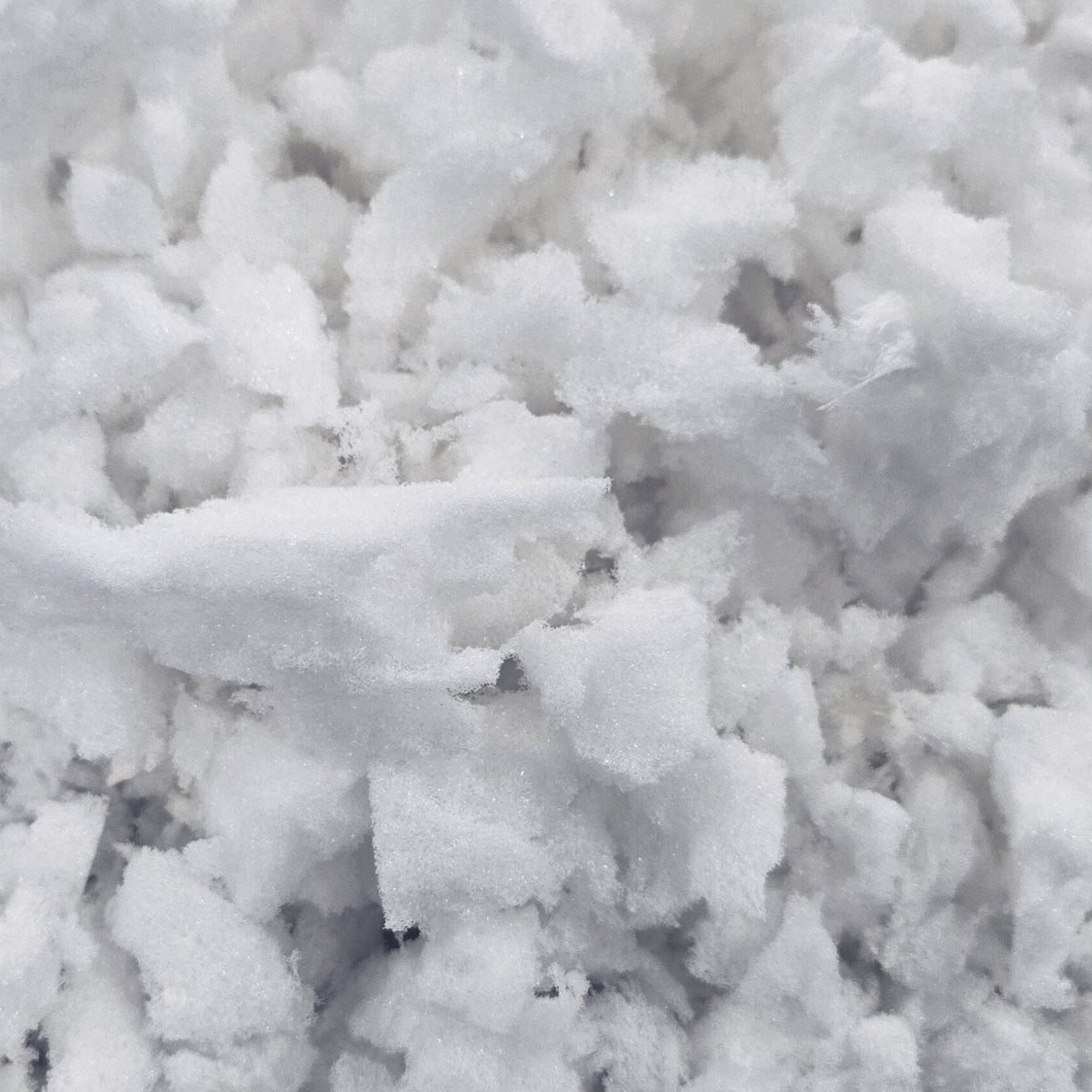 Close-up image of shredded memory foam