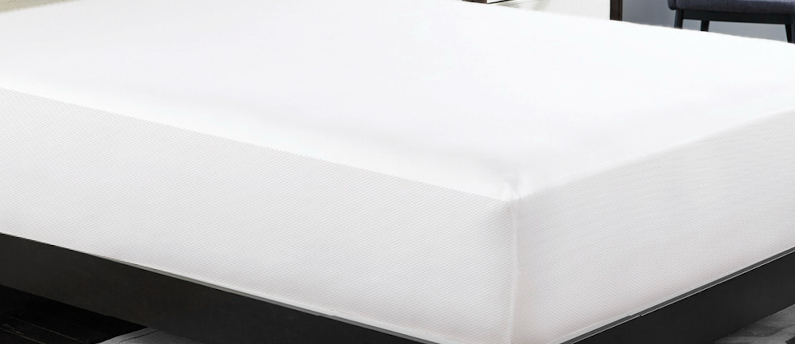 Image of a mattress protector on a mattress