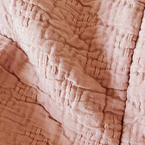 Close-up image of the Pink Sandstone Wave fabric