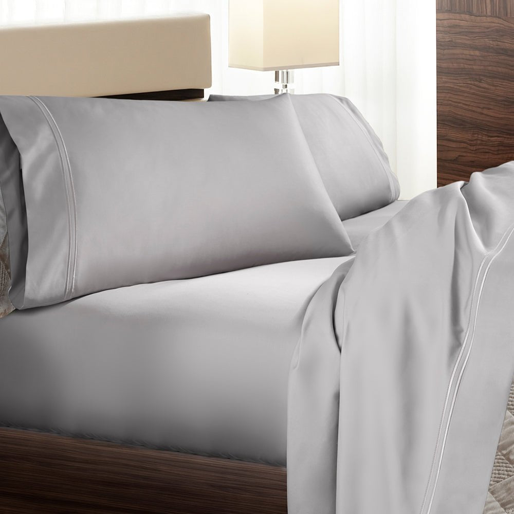 Bedsure 100% Lightweight Percale T180 Cotton Sheet Sets